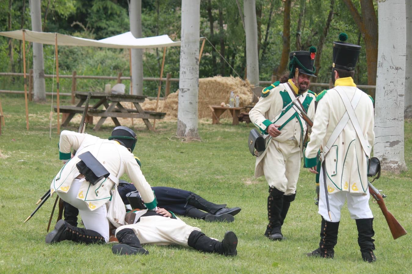 Recreación de la batalla de las tropas napoleónicas de 1808 en Torquemada (2/2)