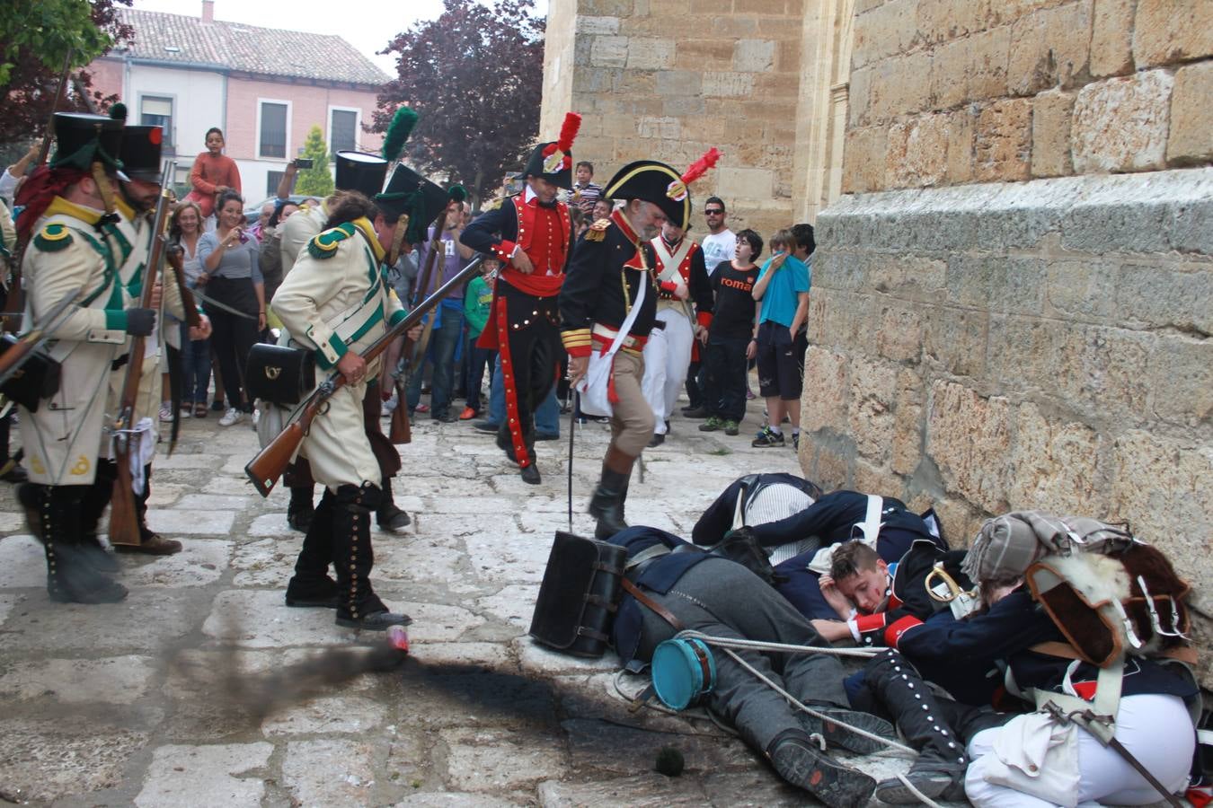 Recreación de la batalla de las tropas napoleónicas de 1808 en Torquemada (2/2)