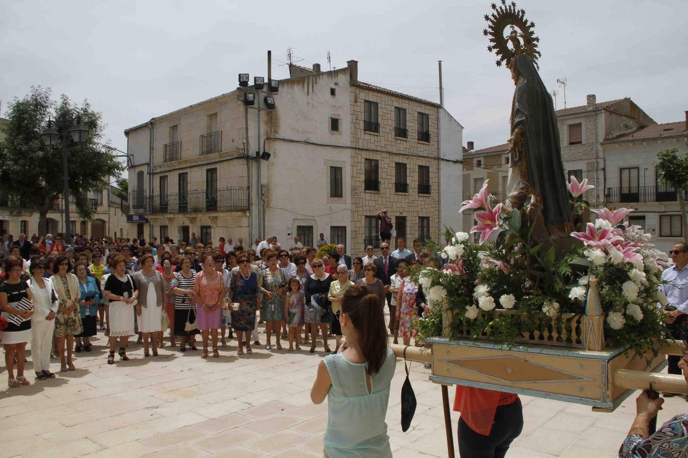 Procesión de la Virgen del Amor Hermoso en Campaspero. Valladolid