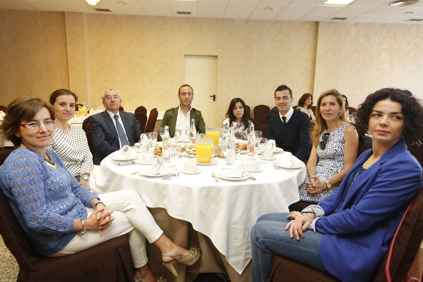 Invitados al Foro Económico celebrado en Salamanca.
