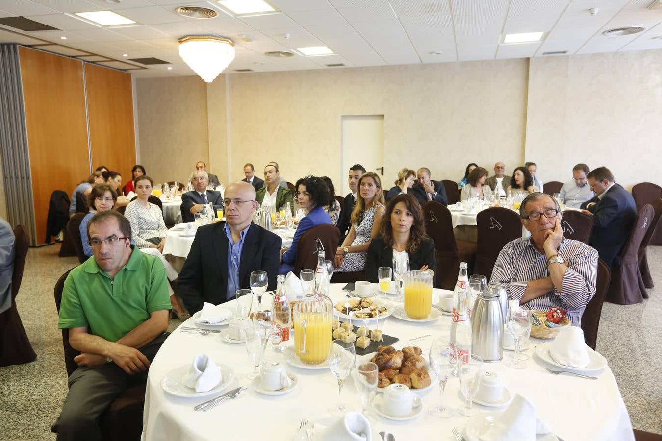 Invitados al Foro Económico celebrado en Salamanca.