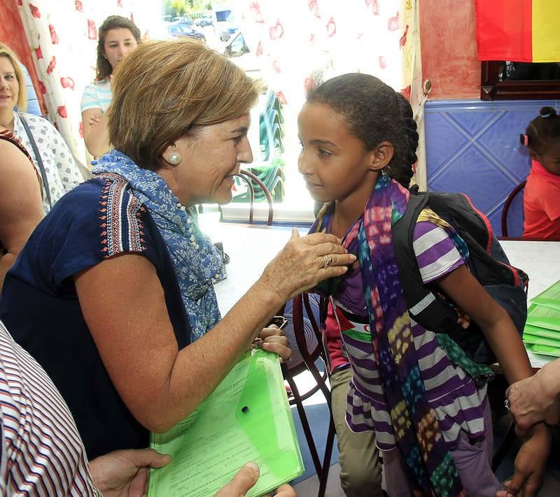 Varios niños saharauis llegan a Palencia para pasar el verano