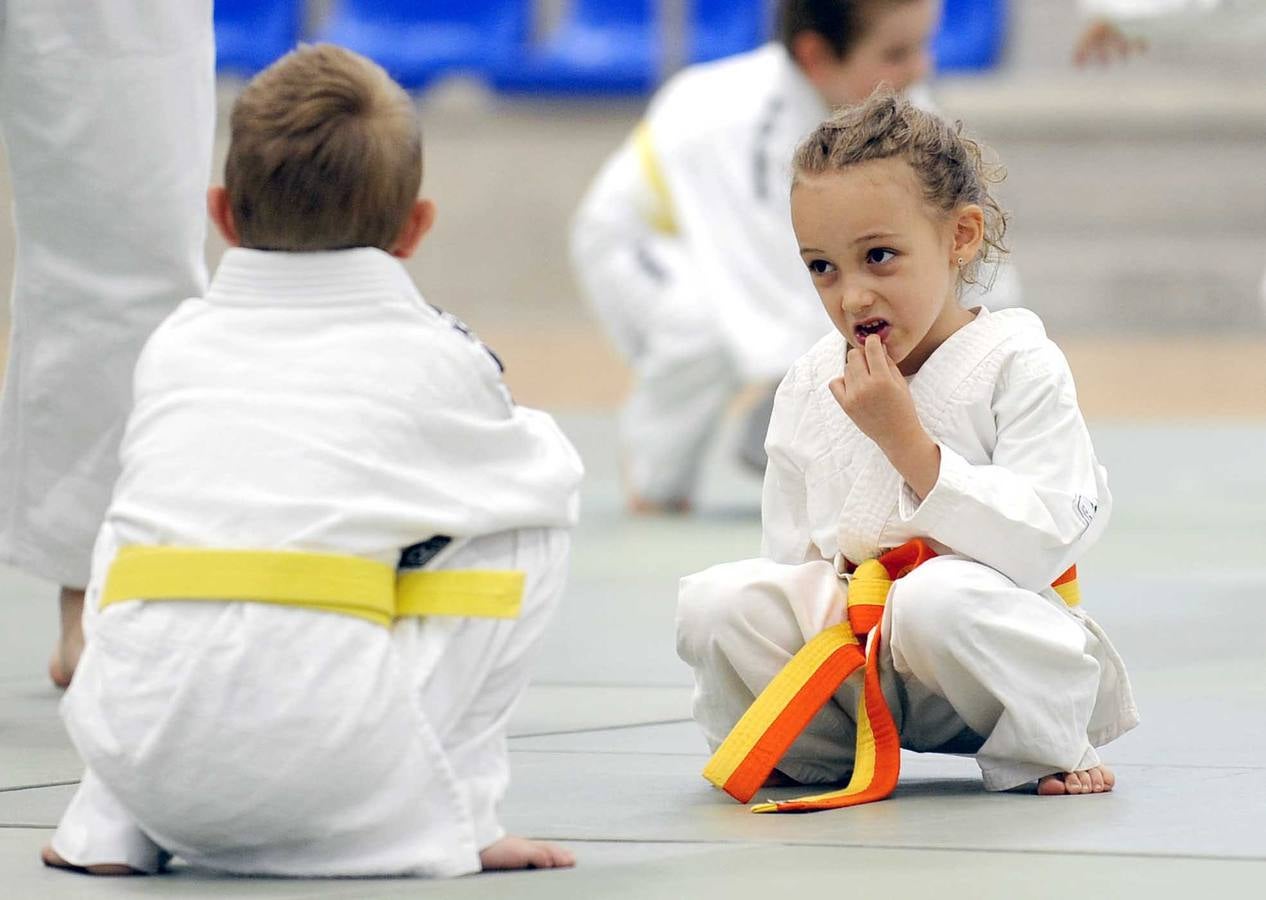 Judo en el Polideportivo Pilar Fernandez Valderrama