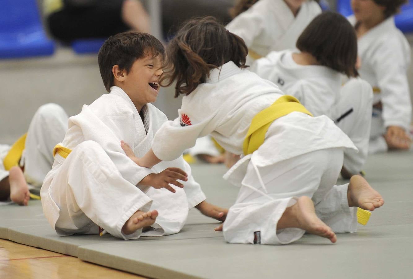 Judo en el Polideportivo Pilar Fernandez Valderrama