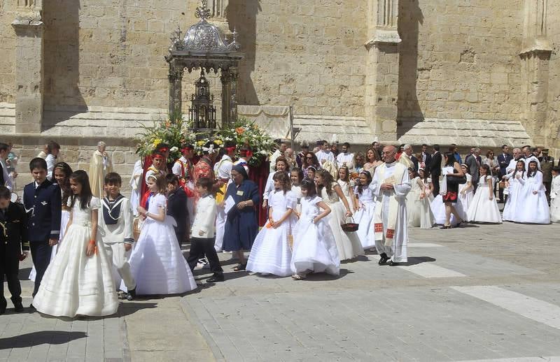 Celebración del Corpus en Palencia