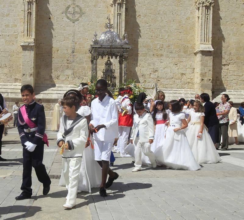 Celebración del Corpus en Palencia