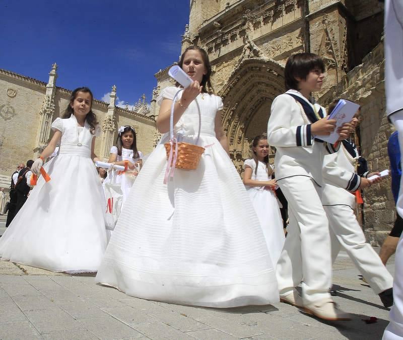Celebración del Corpus en Palencia