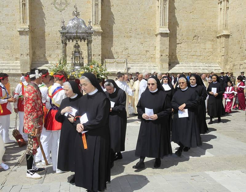 Celebración del Corpus en Palencia