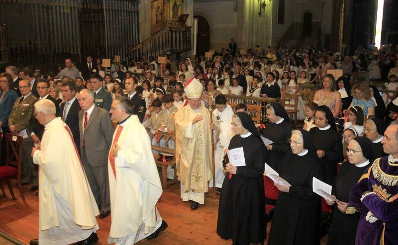 Cientos de personas en el Corpus de Palencia