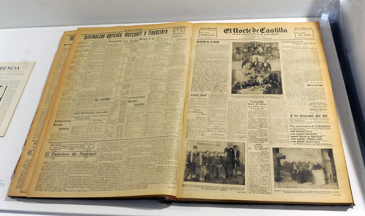 Inauguración de la exposición ‘La residencia de Estudiantes. La cultura de la edad de plata y Valladolid’