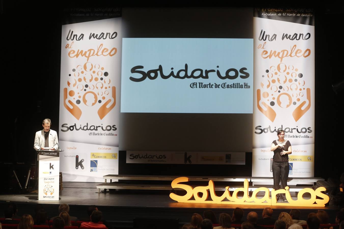 Gala de entrega de los III Premios Solidarios Kutxabank de El Norte de Castilla