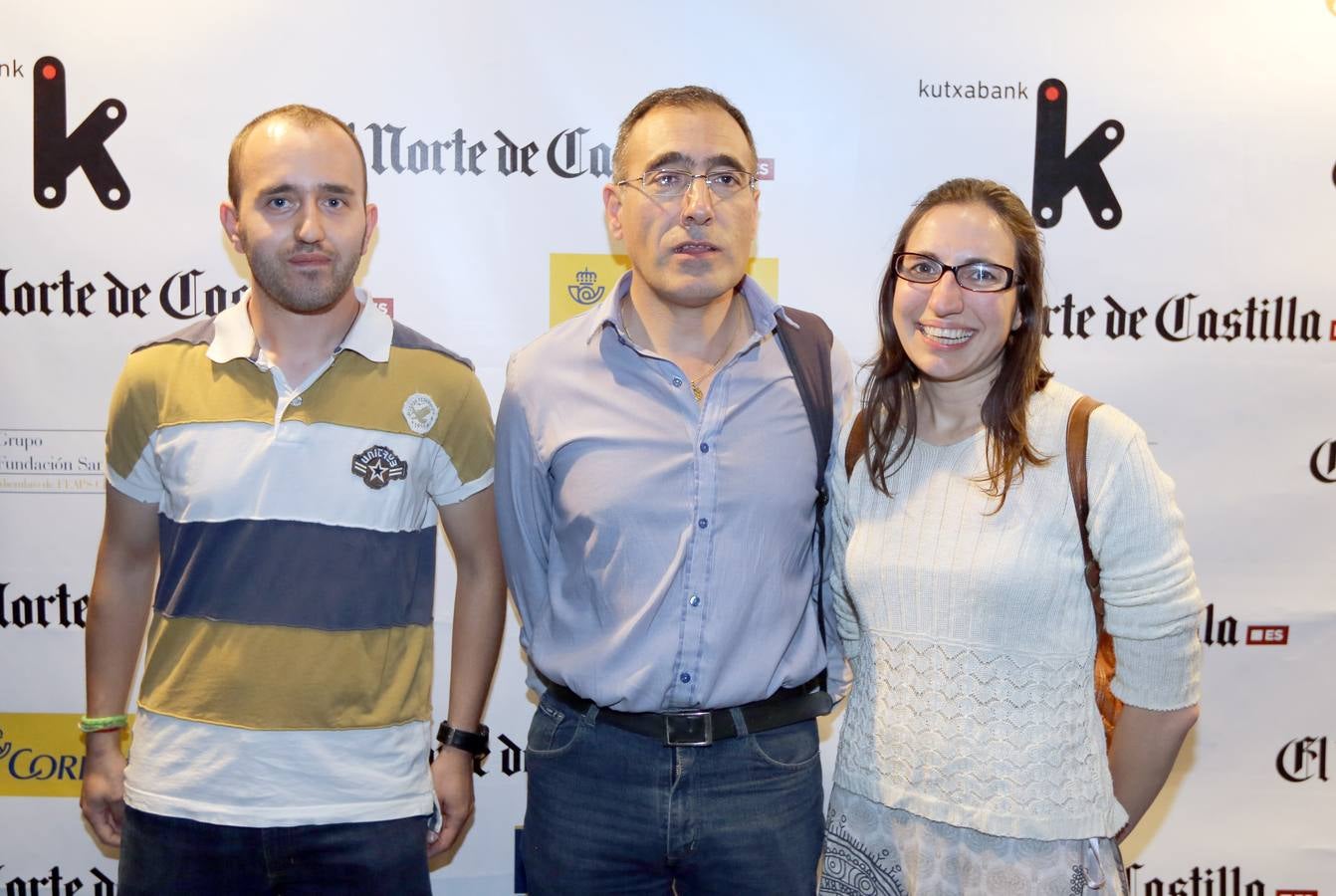 Iván Martín, de la Federación de Centros Juveniles Don Bosco, junto con Jorge María Lucas y Silvia Rivas, de Red Íncola.