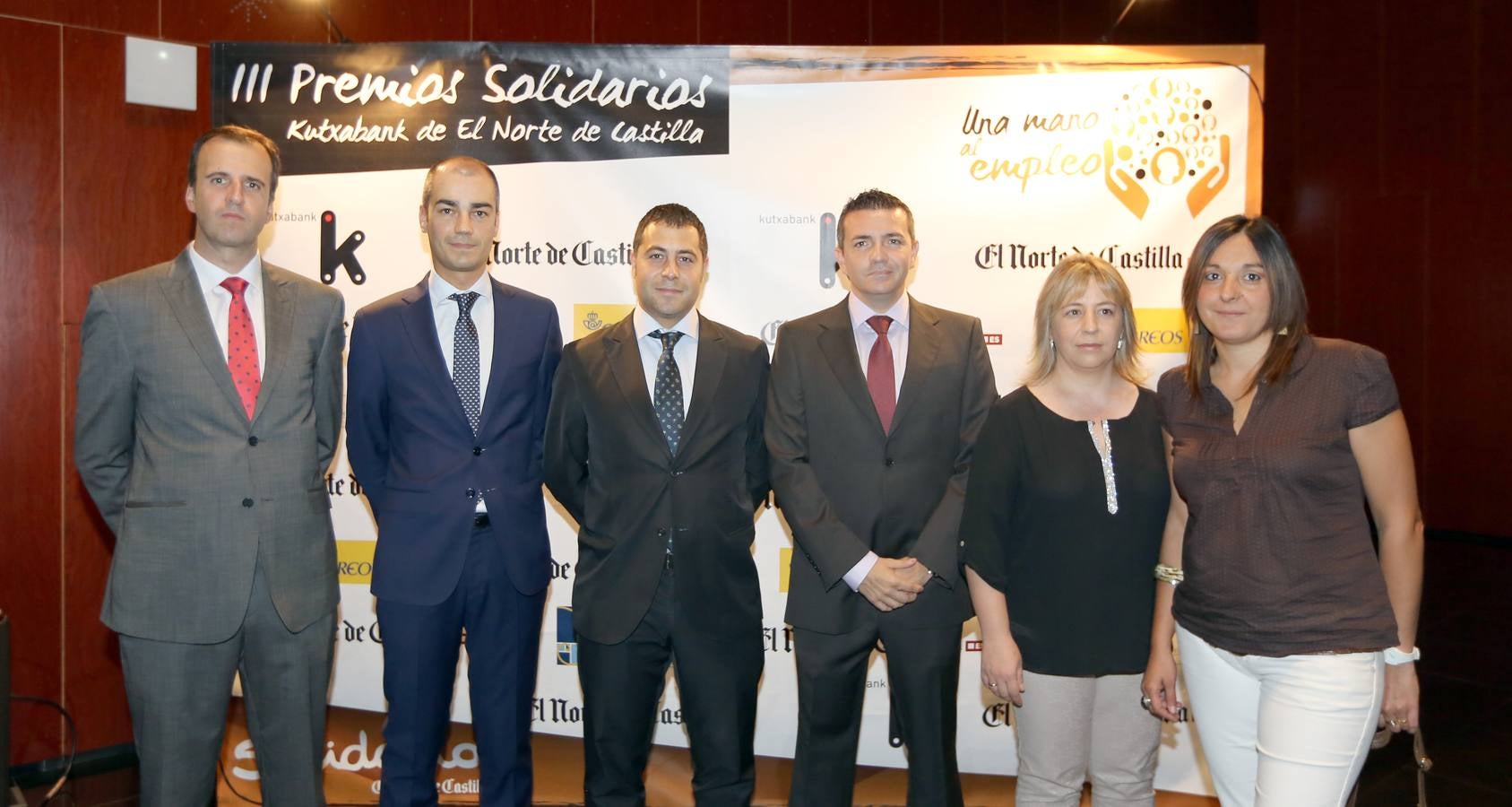 Javier Miguel, Rafael Coca, David Calvo, Agustín Rodríguez, Carmen de la Viuda y Ana Triana, de Kutxabank.
