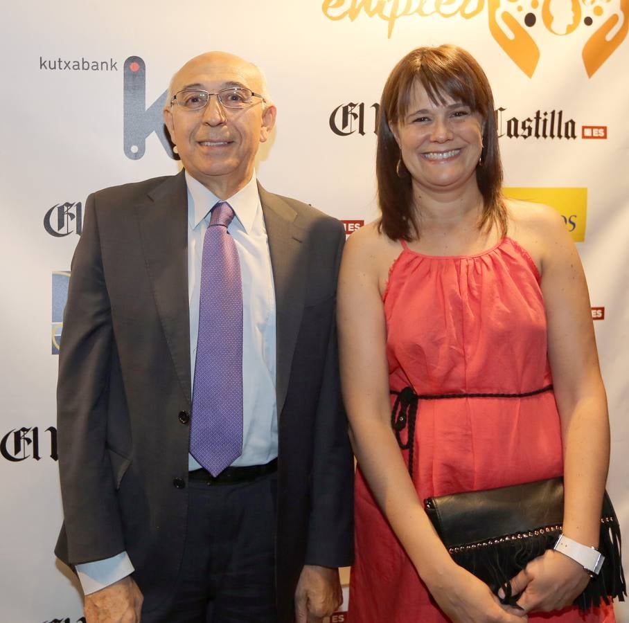 Juan Pérez, presidente de Feaps Castilla y León, y Vanesa García, gerente de Feaps Castilla y León.