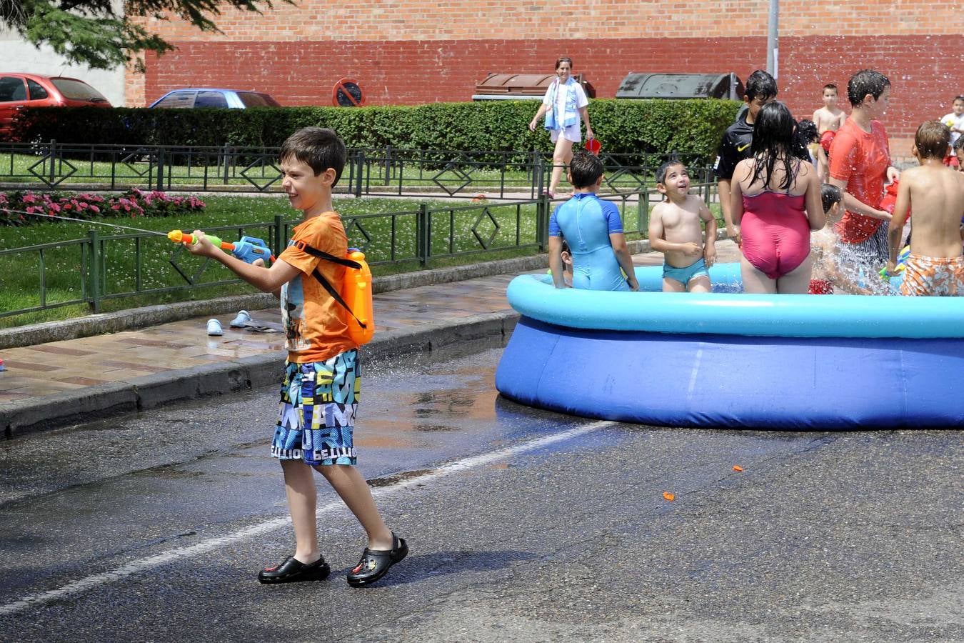 Mojada en el Barrio de Las Flores