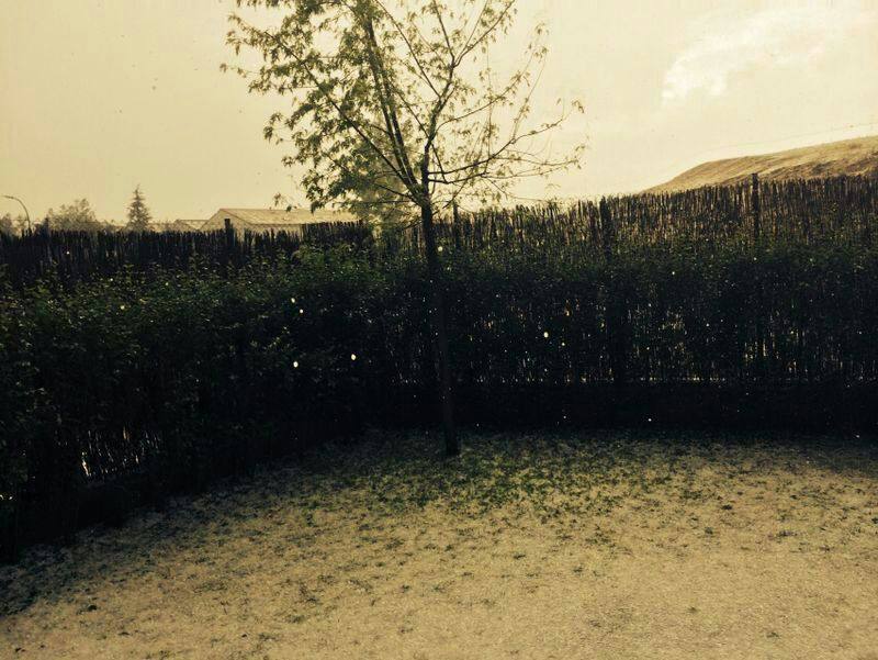 Granizada en Almazán (Soria)