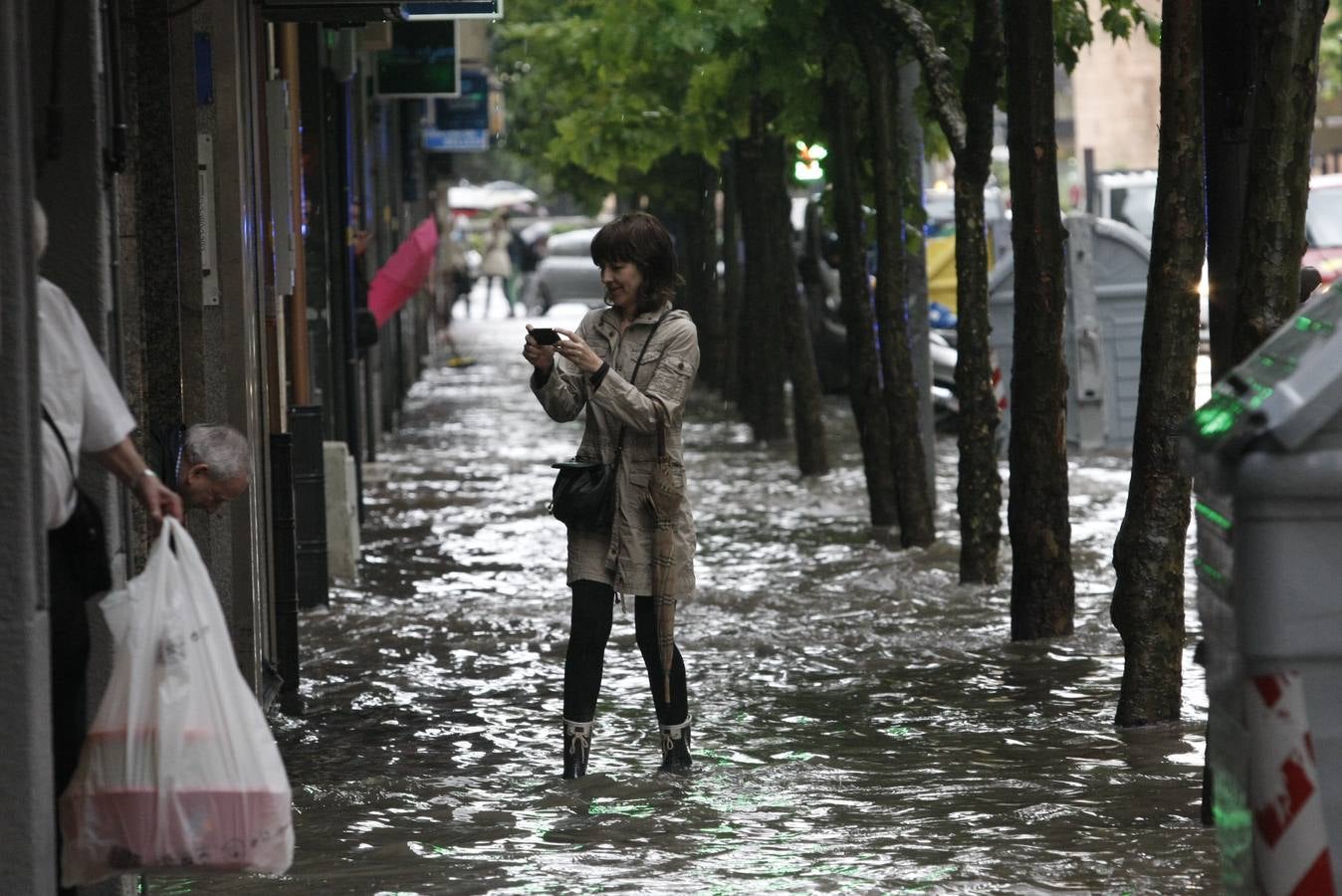 Espectacular tormenta en Salamanca