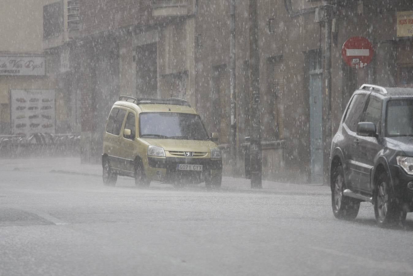 Espectacular tormenta en Salamanca