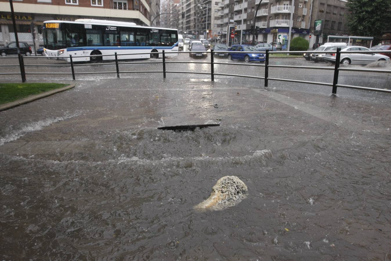 Espectacular tormenta en Salamanca