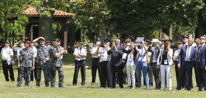 Exhibición del GEO de la Policía Nacional en Carrión de los Condes. Palencia