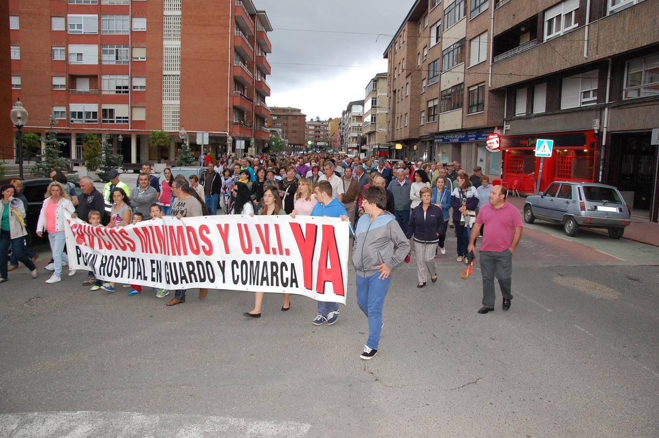 Manifestación en Guardo para reivindicar el hospital comarcal