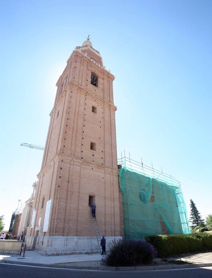 La torre de la iglesia de Matapozuelos se reabre al público tras dos años de rehabilitación