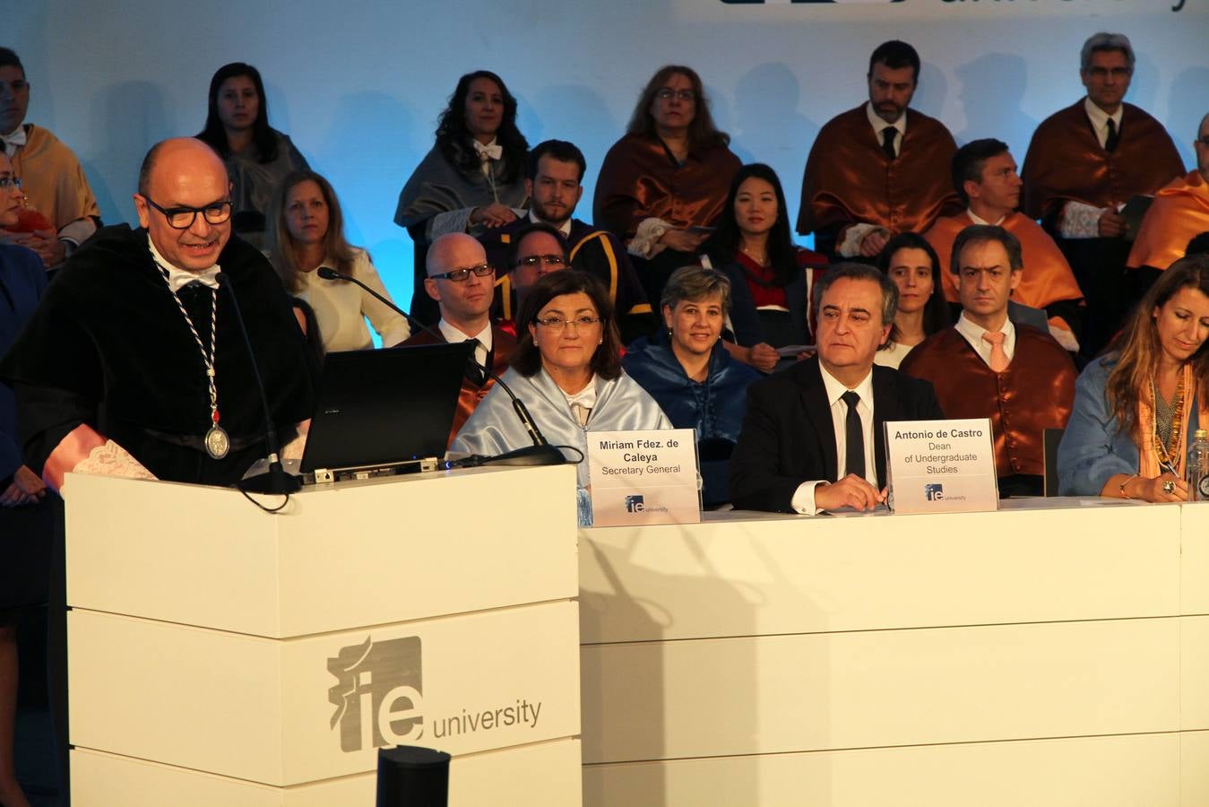 Acto de graduación de la IE Universidad de Segovia