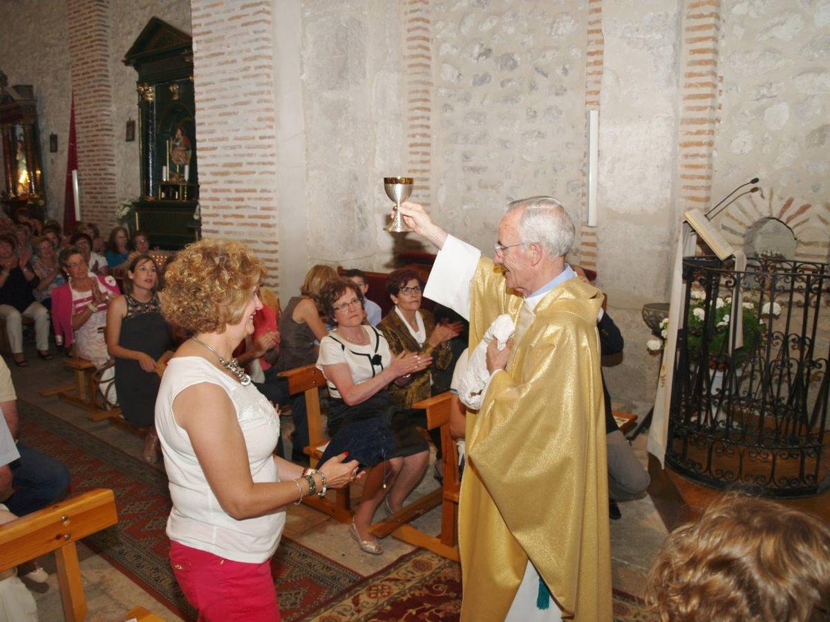 Bodas de oro sacerdotales de José González Caballero en Villaverde de Íscar (Segovia)