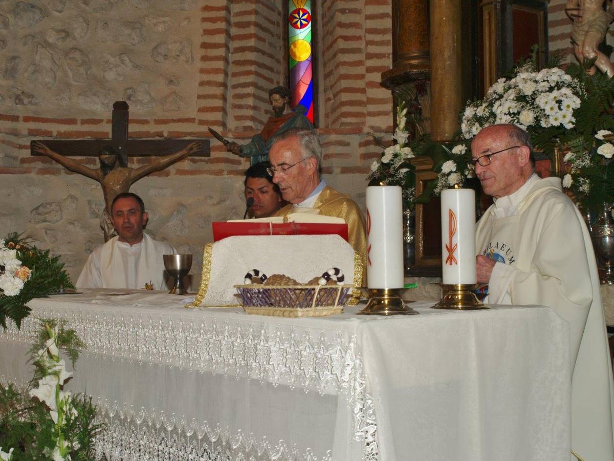 Bodas de oro sacerdotales de José González Caballero en Villaverde de Íscar (Segovia)