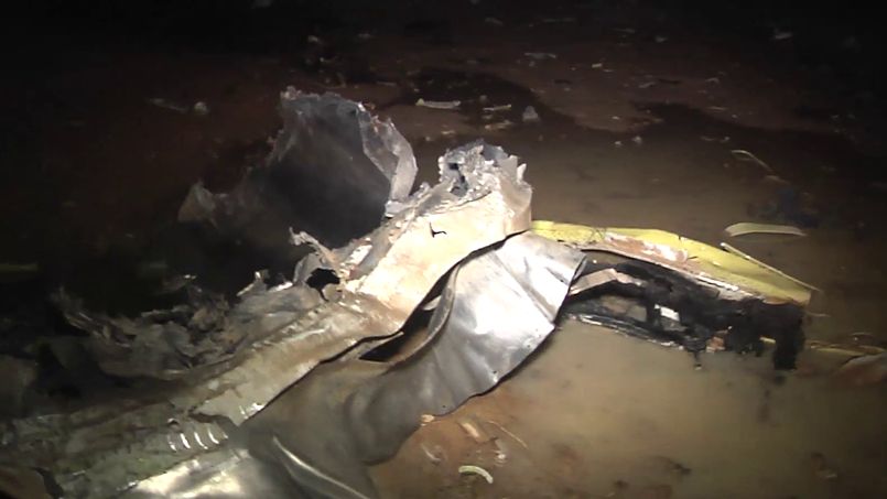 Primeras imágenes del accidente de avión de Malí