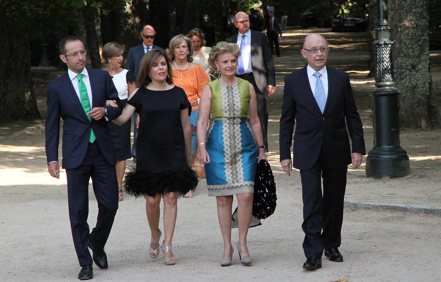 Boda de la hija de De Guindos en La Granja de San Ildefonso de Segovia