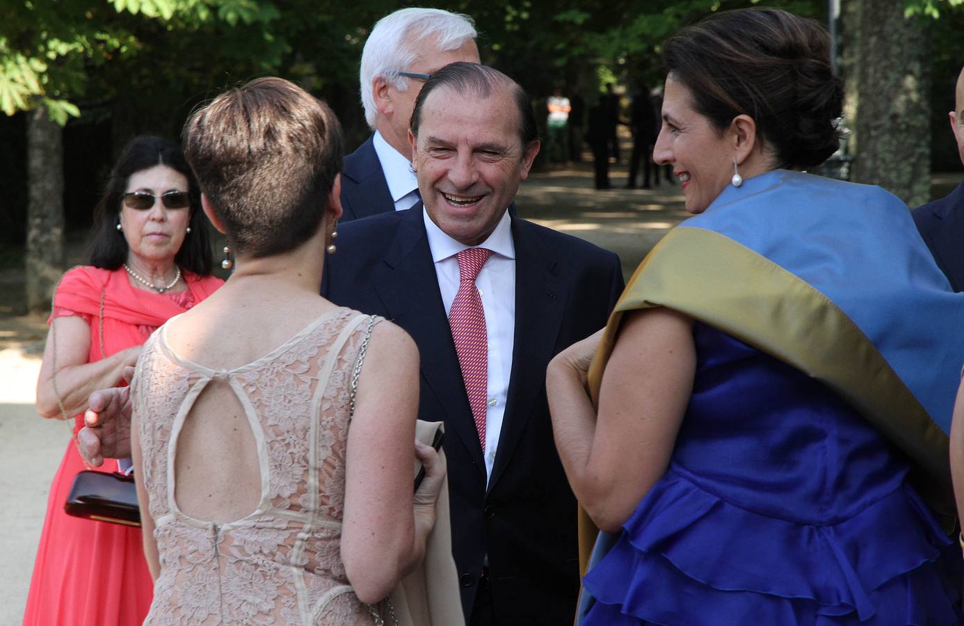 Boda de la hija de De Guindos en La Granja de San Ildefonso de Segovia