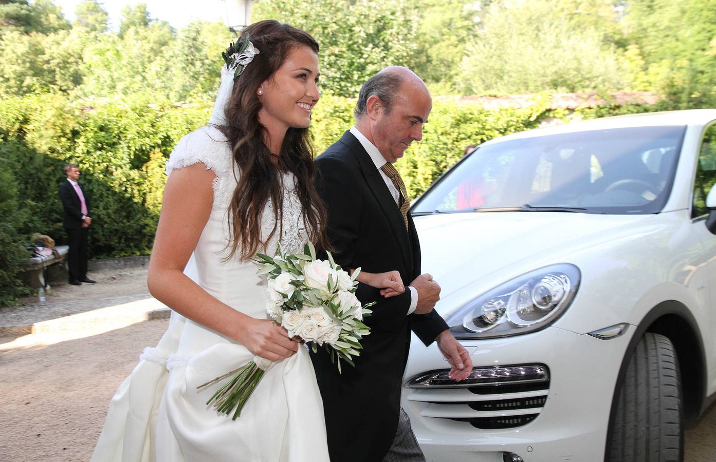 Boda de la hija de De Guindos en La Granja de San Ildefonso de Segovia