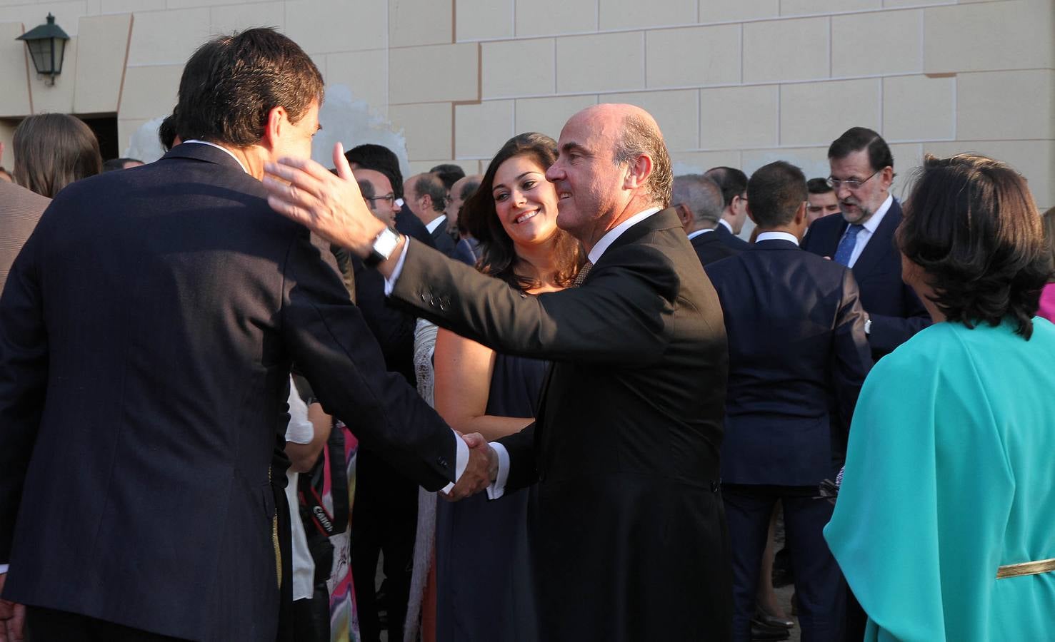 Boda de la hija de De Guindos en La Granja de San Ildefonso de Segovia