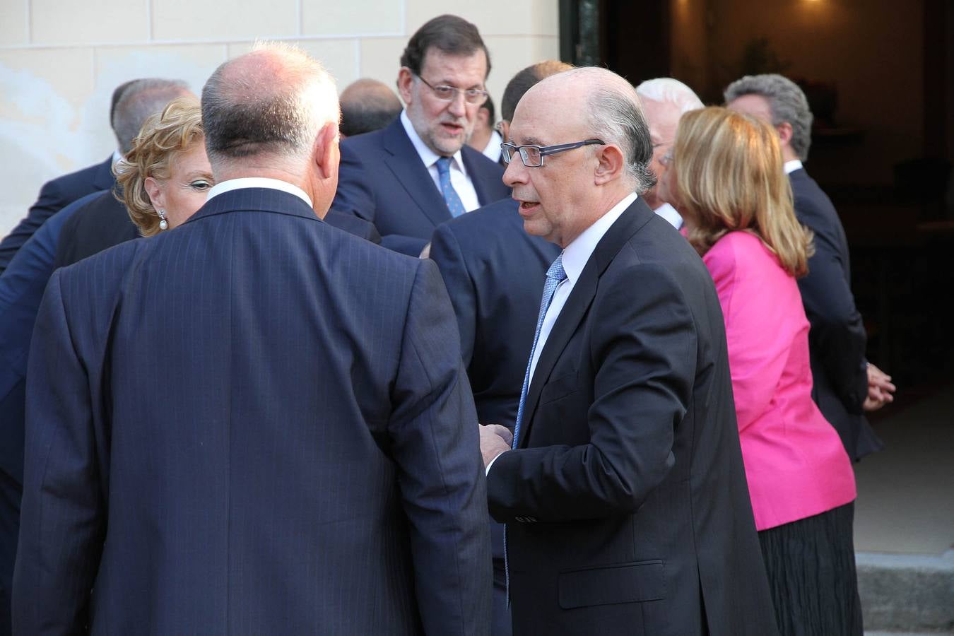 Boda de la hija de De Guindos en La Granja de San Ildefonso de Segovia