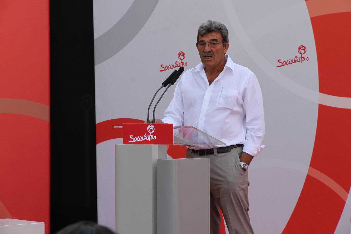 El secretario general del PSOE Pedro Sánchez, en Grajera (Segovia)