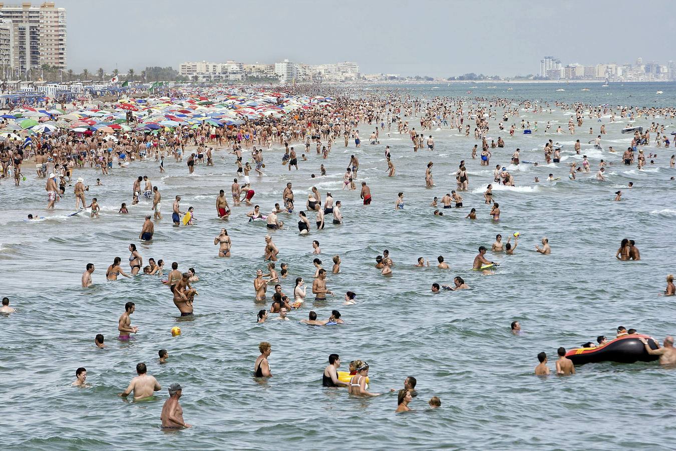 Playa de Gandía, en la Comunidad Valenciana.