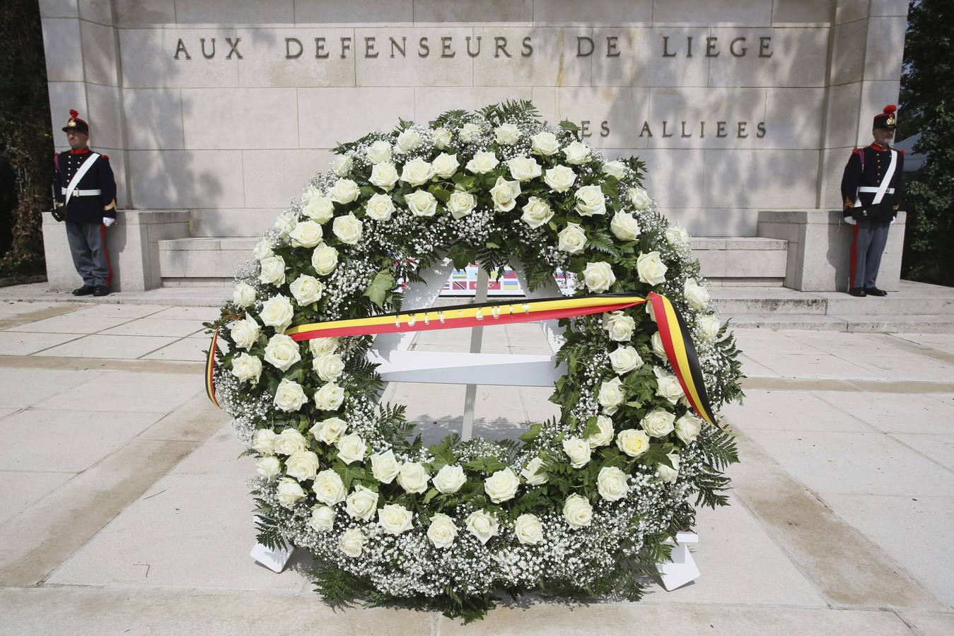 Felipe VI conmemora en Bélgica el centenario de la primera Guerra Mundial