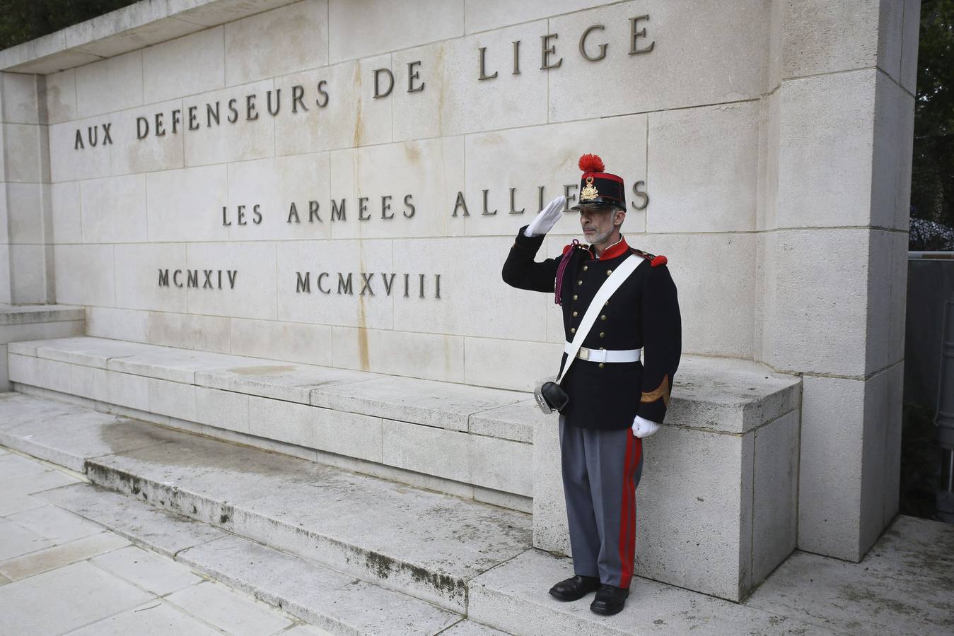 Felipe VI conmemora en Bélgica el centenario de la primera Guerra Mundial