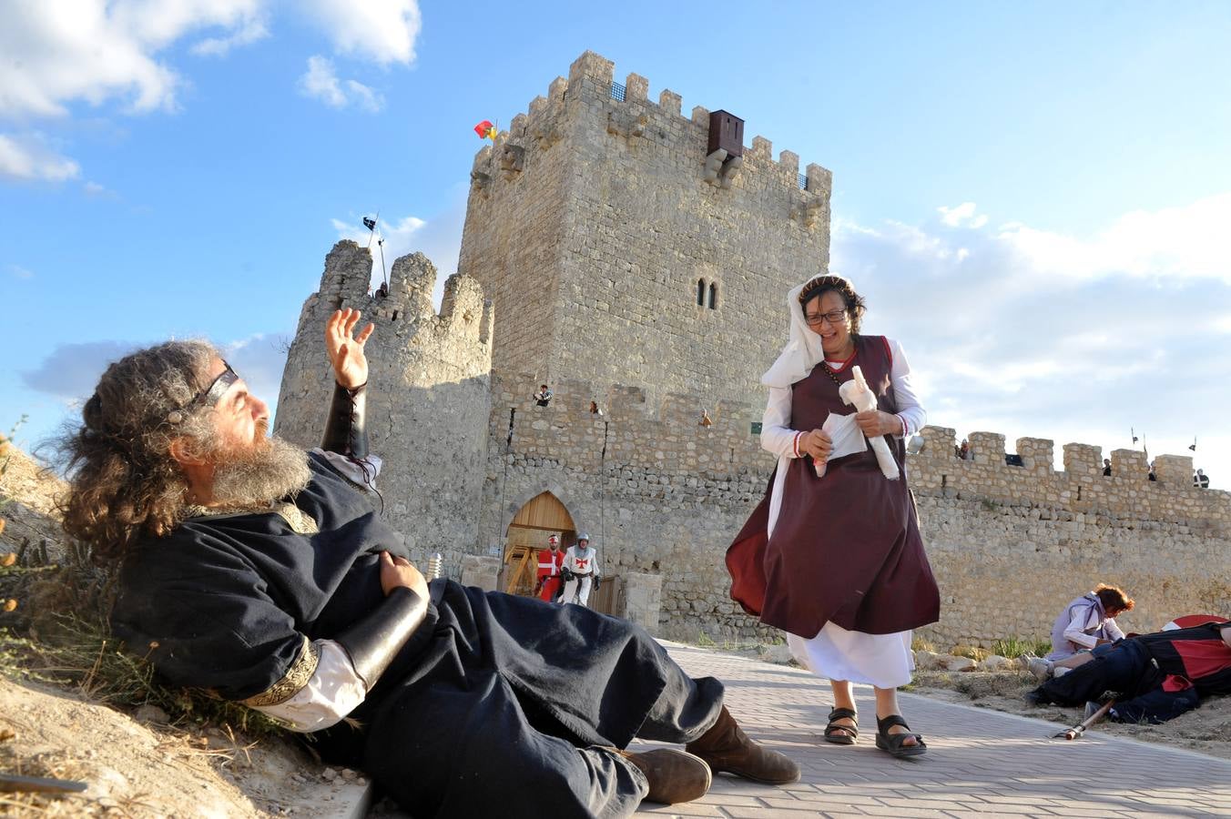 Asalto al castillo de Tiedra. Valladolid