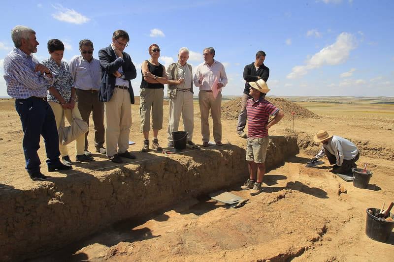 Visita al yacimiento arqueológico de Dessobriga en Osorno (Palencia)