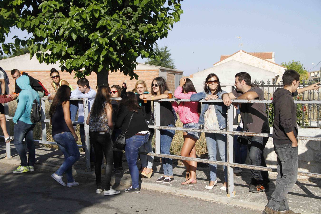 Encierro de la Vaca de la Afición y el Toro del Páramo en Campaspero. Valladolid