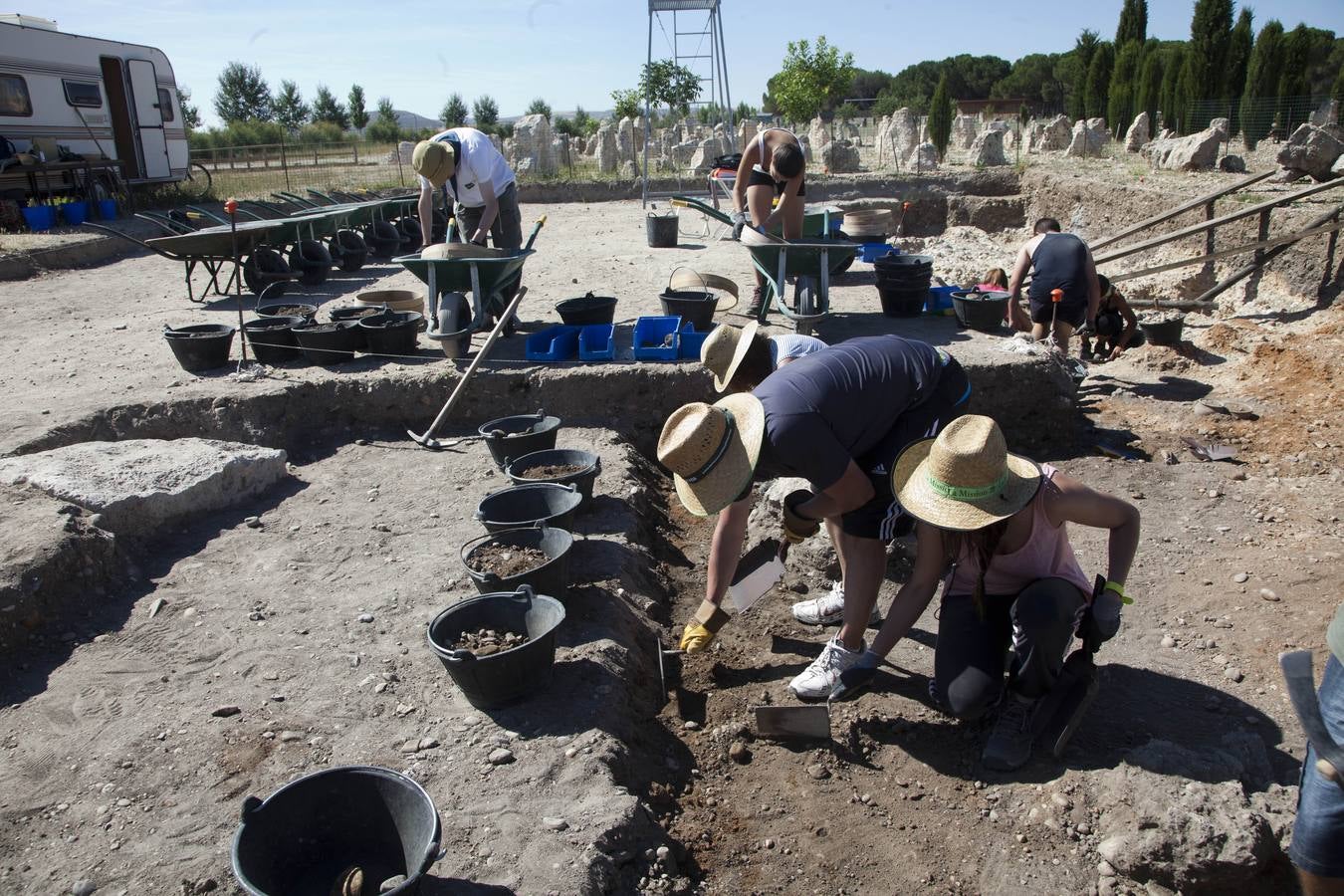 Yacimiento arqueológico de Pintia en Padilla de Duero (Valladolid)