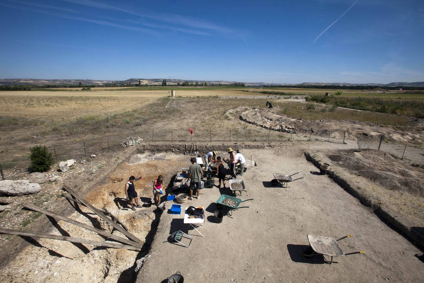 Yacimiento arqueológico de Pintia en Padilla de Duero (Valladolid)