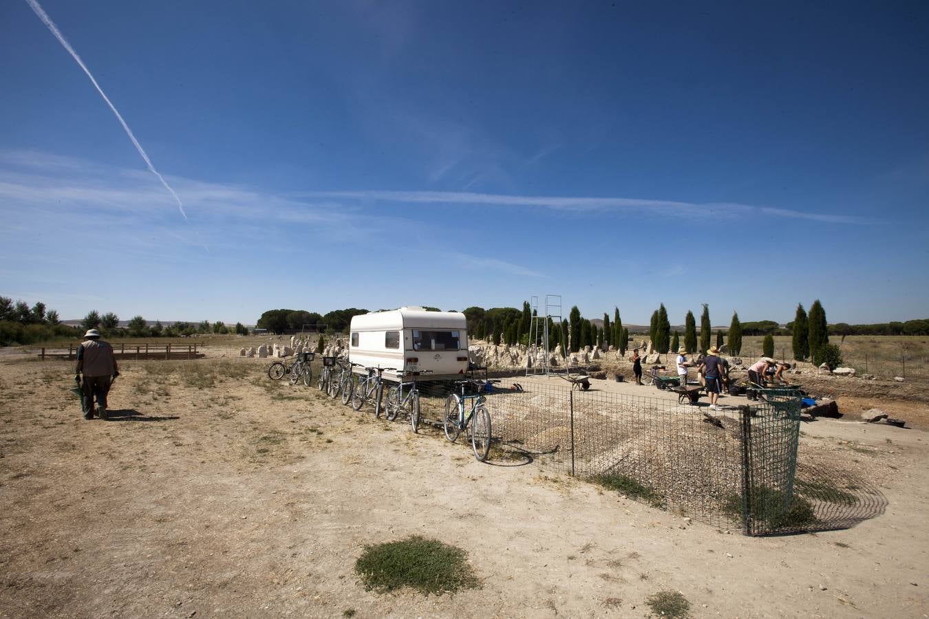 Yacimiento arqueológico de Pintia en Padilla de Duero (Valladolid)