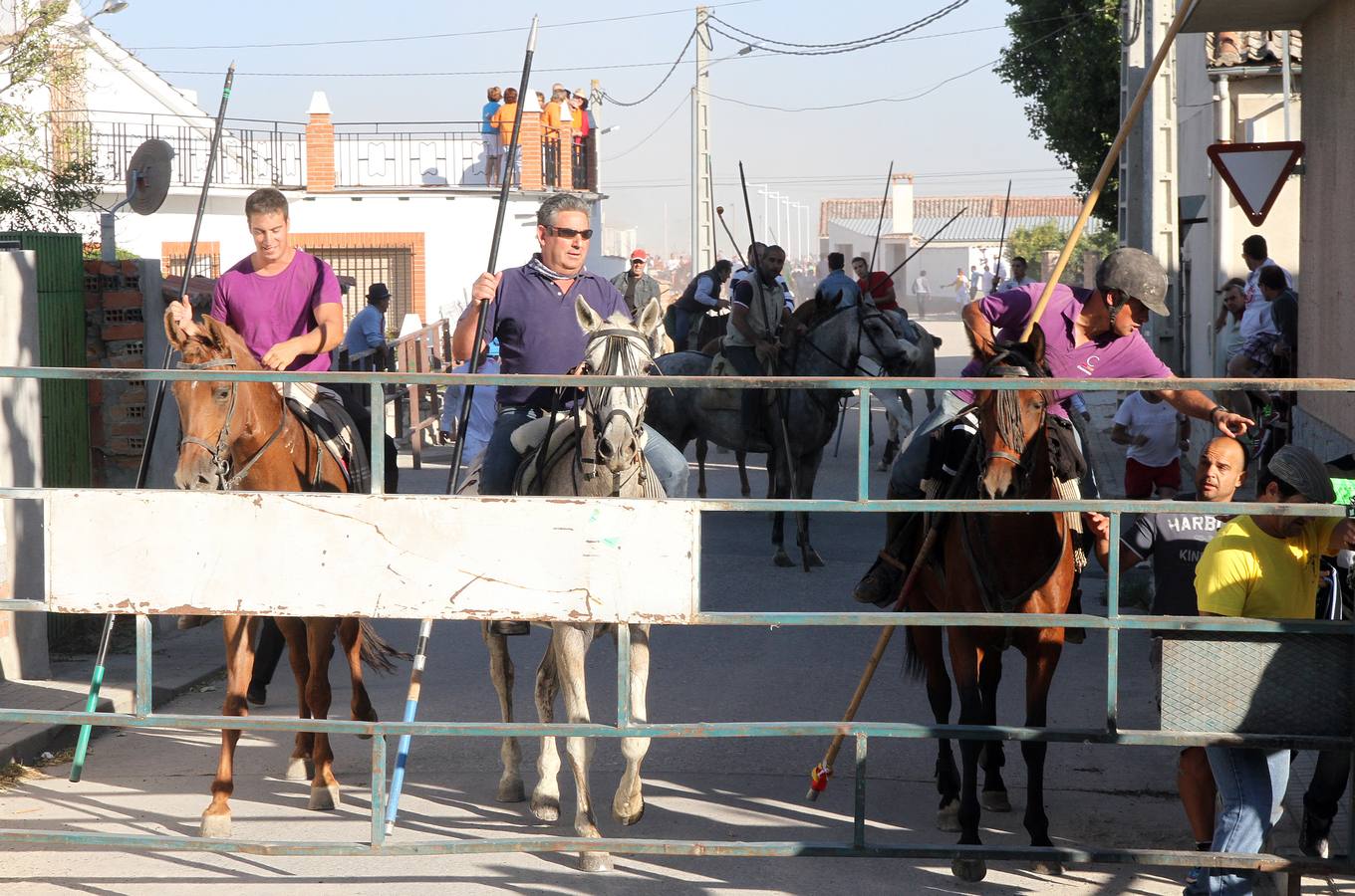 Primer encierro de las fiestas de Mozoncillo (Segovia)