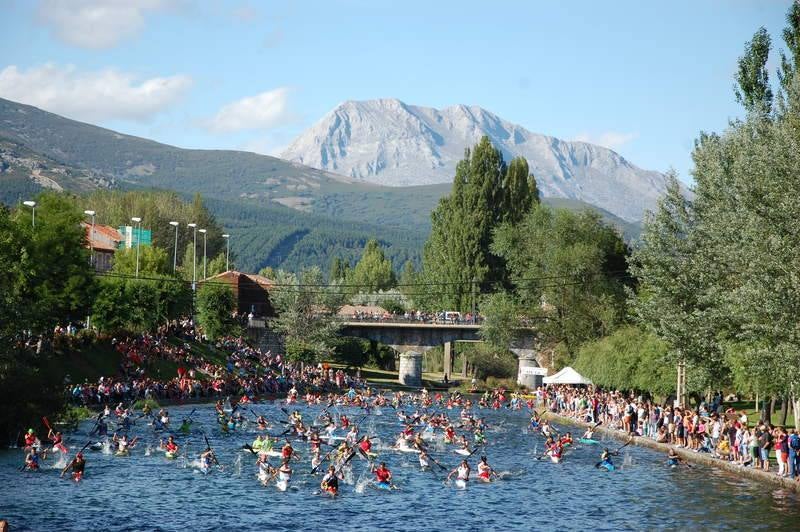 Descenso del Río Carrión en Velilla (Palencia)