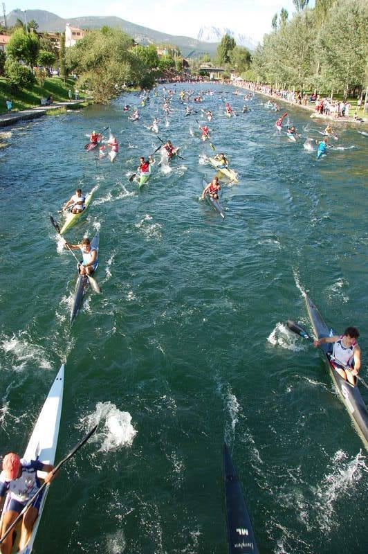 Descenso del Río Carrión en Velilla (Palencia)