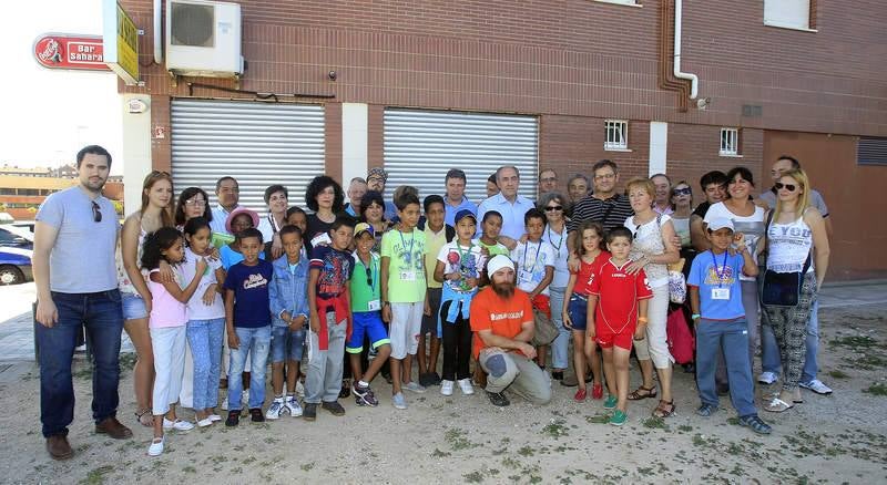 Despedida de niños saharauis en Palencia