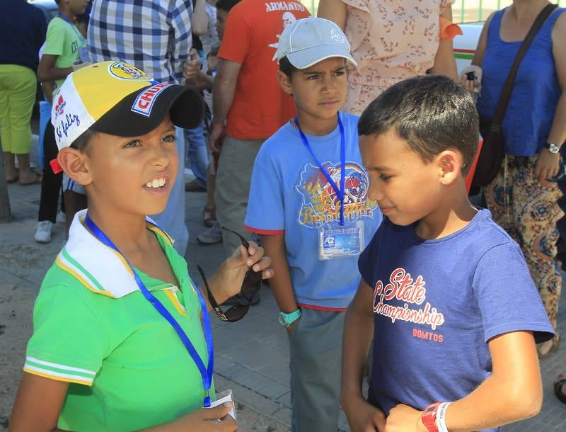 Despedida de niños saharauis en Palencia